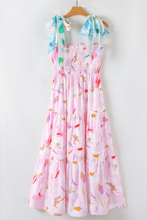 floral-print-knotted-shoulder-smocked-maxi-dress OhSoStyled - Sophia's Style-7