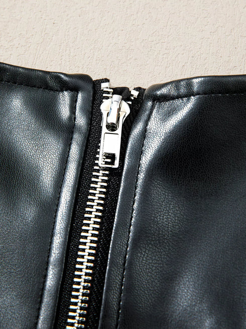 faux-leather-ruffle-hem-sleeveless-mini-dress-OhSoStyled-Sophia's-Style-5