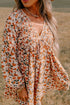 smocked-printed-v-neck-long-sleeve-dress OhSoStyled - Sophia's Style-2