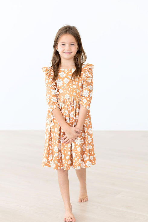 golden-blooms-ruffle-twirl-dress Mila & Rose - Sophia's Style-3