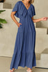 ruffled-v-neck-short-sleeve-maxi-dress OhSoStyled - Sophia's Style-6