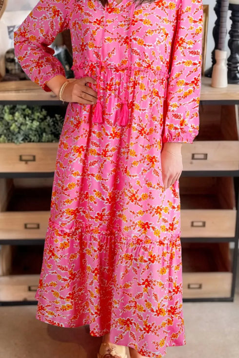 floral-print-tie-neck-midi-dress-OhSoStyled-Sophia's-Style-3