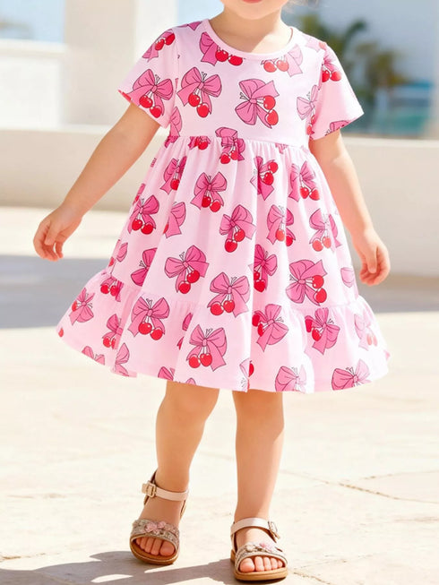 childrens-cherry-bowknot-print-ruffle-hem-dress-ohso-kids-sophias-style-2