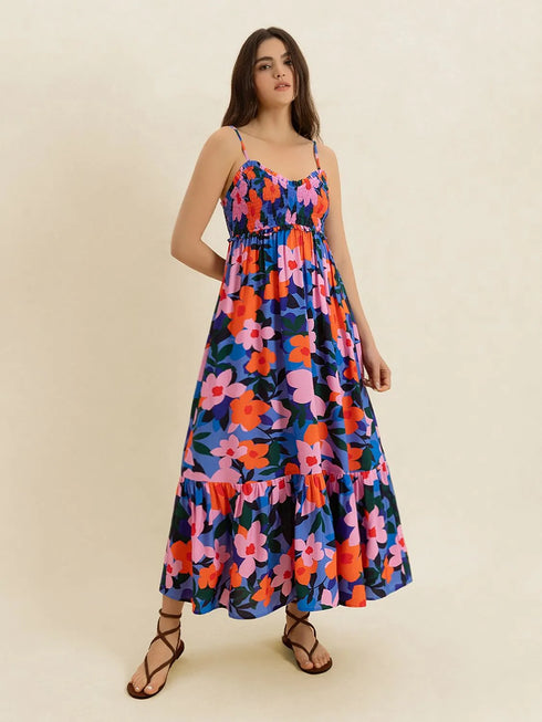 smocked-back-ruffled-hem-printed-cami-dress OhSoStyled at Sophia's Style-5
