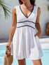 v-neck-sleeveless-mini-dress OhSoStyled at Sophia's Style-1