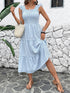 smocked-striped-wide-striped-midi-dress OhSoStyled - Sophia's Style in Sky Blue-2