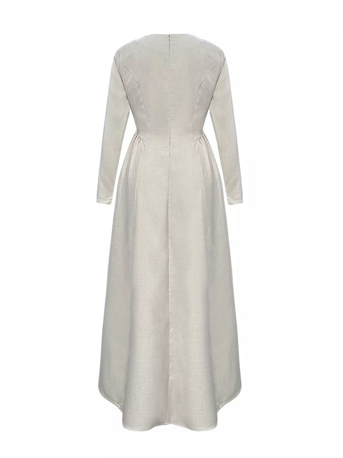 cutout-front-long-sleeve-a-line-dress-OhSoStyled-Sophia's-Style-8