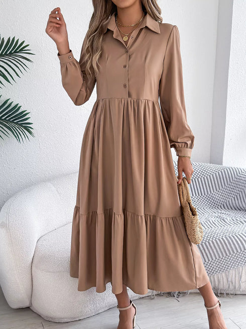 long-sleeve-tiered-button-front-midi-dress-OhSoStyled-Sophia's-Style-22