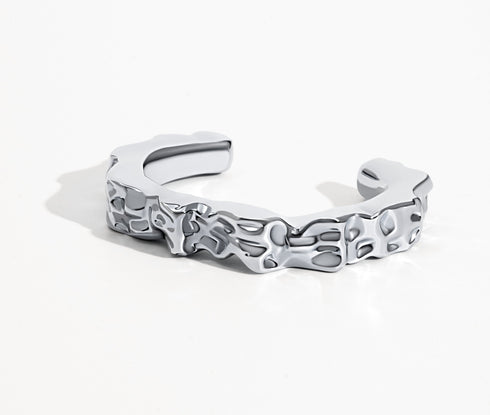 nathalia-sculpted-hammered-bracelet-cuff-Sophia's Style-3