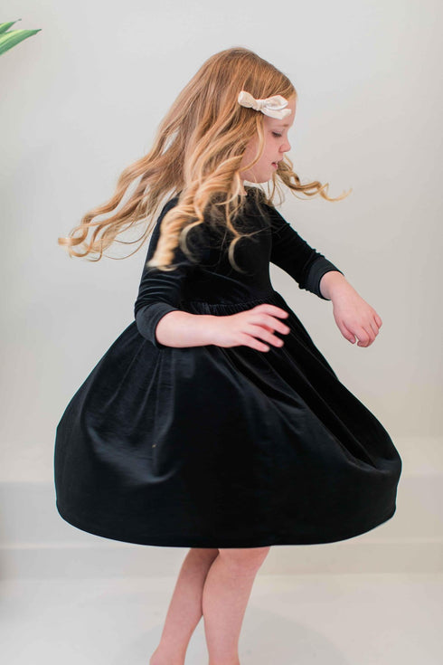 black-velvet-twirl-dress Mila & Rose - Sophia's Style--2T--3