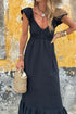 v-neck-ruffled-cap-sleeve-smocked-maxi-dress OhSoStyled at Sophia's Style-3