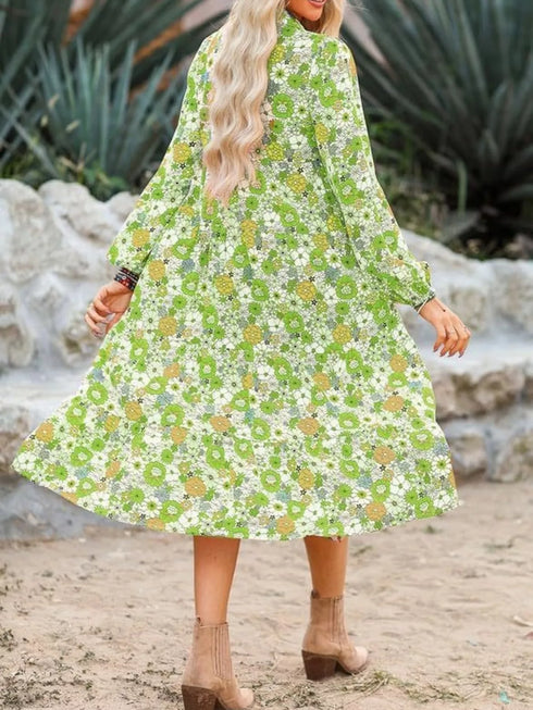 floral-print-balloon-sleeve-midi-dress-OhSoStyled-Sophia's-Style-5