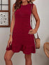 ruffled-hem-sleeveless-mini-dress-Sophia's Style-2