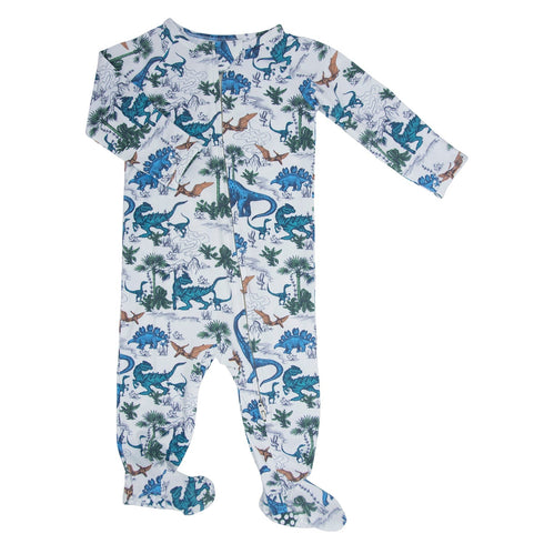 dinosaur-adventures-zipper-footie Sweet Bamboo - Sophia's Style-2