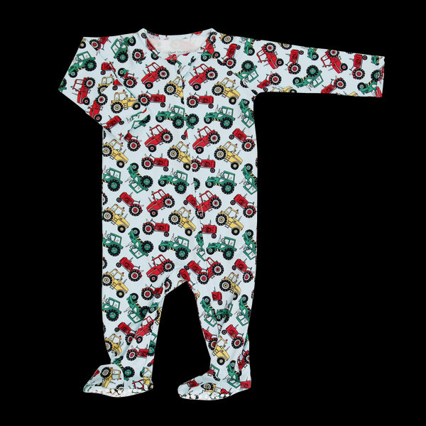 Down on the Farm Zipper Footie