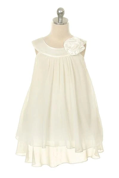 Girls Multi Color Chiffon A Line Flower Girl Dress 2-14 - SophiasStyle.com