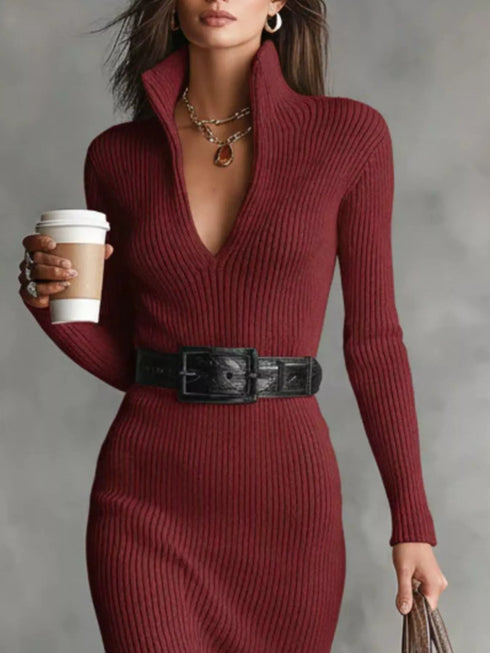 full-size-ribbed-knit-turtleneck-sweater-dress-plus-size-OhSoStyled-Sophia's-Style-5