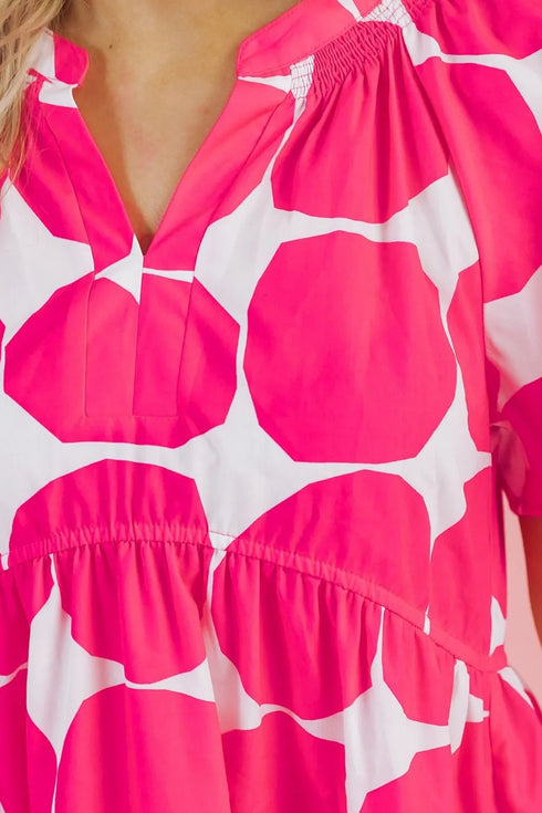 contrast-notched-flutter-sleeve-dress OhSoStyled - Sophia's Style in -6