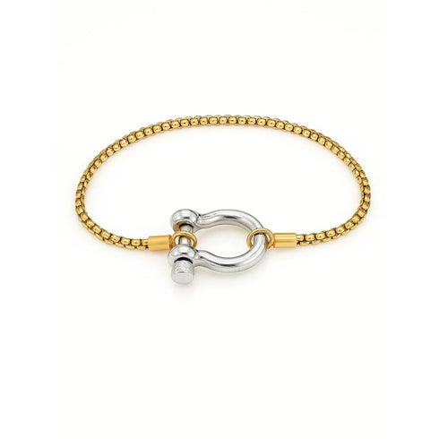 the-lucky-lock-horseshoe-carabiner-clasp-bracelet-Sophia's Style-9