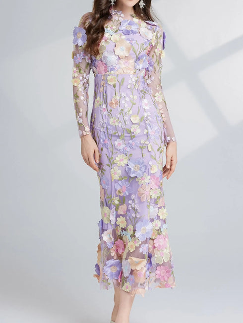 floral-embroidered-mesh-long-sleeve-midi-dress-OhSoStyled-Sophia's-Style-10