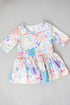 pastel-floral-bunnies-twirl-bodysuit Mila & Rose - Sophia's Style-Pastel Floral Bunnies Twirl Bodysuit-0-3M--1