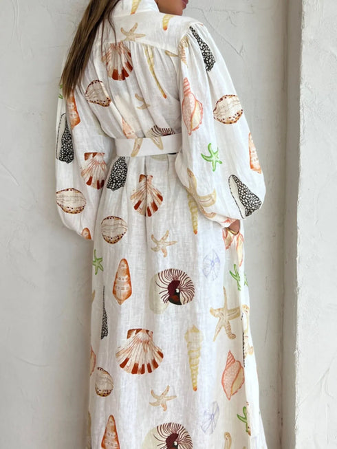 printed-balloon-sleeve-maxi-shirt-dress-OhSoStyled-Sophia's-Style-5
