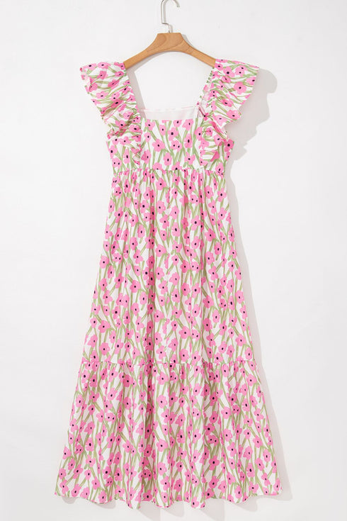 floral-print-square-neck-ruffled-cap-sleeve-maxi-dress OhSoStyled - Sophia's Style-6