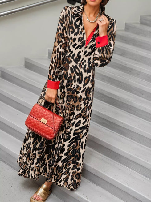 leopard-print-long-sleeve-shirt-dress-with-contrast-trim-OhSoStyled-Sophia's-Style-10