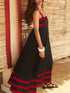 contrast-trim-square-neck-maxi-cami-dress OhSoStyled - Sophia's Style in Black/Red-7