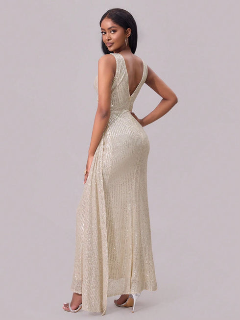 slit-sequin-surplice-sleeveless-maxi-dress OhSoStyled at Sophia's Style-2