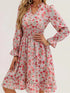 floral-notched-flounce-sleeve-dress-OhSoStyled-Sophia's-Style-1