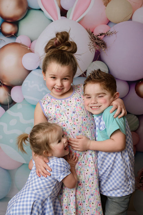 lavender-gingham-shirt-just-for-littles®️ - Sophia's Style -5