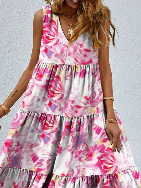 floral-tiered-maxi-tank-dress OhSoStyled at Sophia's Style-3