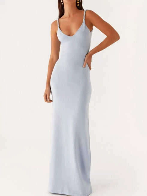 v-neck-bodycon-maxi-dress-OhSoStyled-Sophia's-Style-6