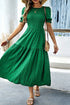 smocked-puff-sleeve-midi-dress-Sophia's Style-1