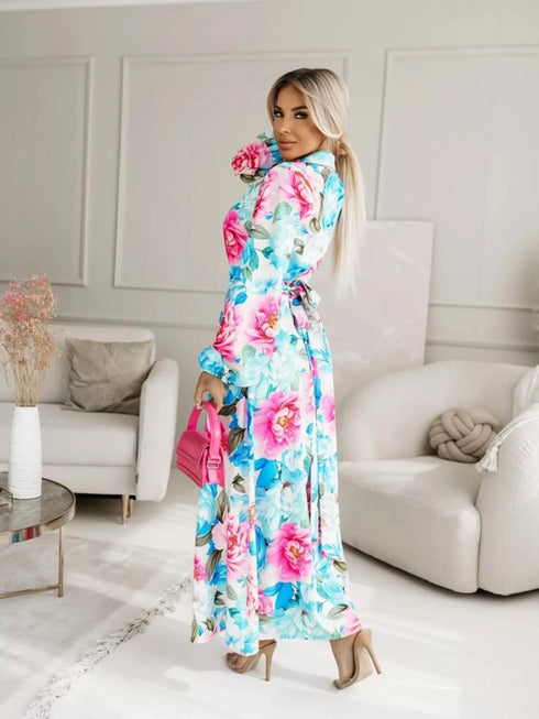 printed-button-front-maxi-shirt-dress-OhSoStyled-Sophia's-Style-2