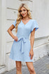 tied-button-up-short-sleeve-mini-shirt-dress OhSoStyled at Sophia's Style-2