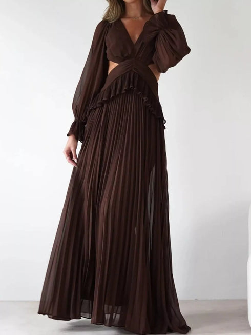 backless-pleated-long-sleeve-maxi-dress-OhSoStyled-Sophia's-Style-19
