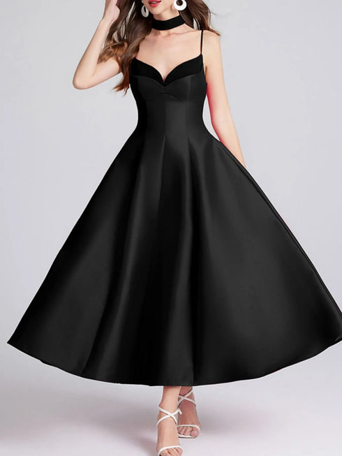 sweetheart-spaghetti-strap-midi-dress-with-collar-OhSoStyled-Sophia's-Style-1