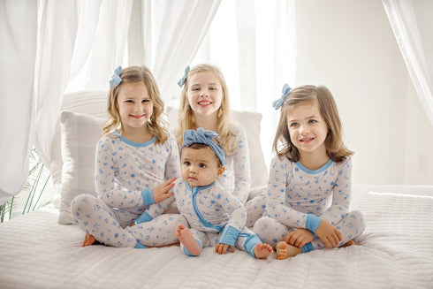 ditsy-blue-floral-two-piece-pajama-set Boosh Baby - Sophia's Style-8