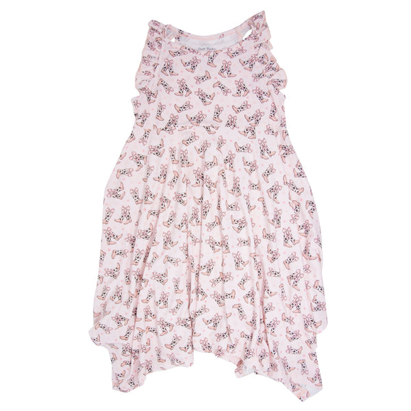 cowhide-boots-bows-emmas-racerback-dress Sweet Bamboo - Sophia's StyleDresses-1