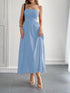strapless-a-line-midi-dress-with-pockets-OhSoStyled-Sophia's-Style-12