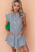 stripe-frilled-ruffled-cap-sleeve-button-up-mini-dress OhSoStyled - Sophia's Style in Stripe-1