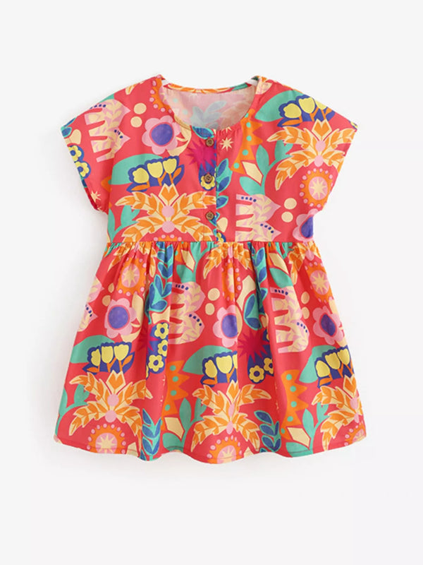 childrens-floral-print-button-detail-casual-dress-ohso-kids-sophias-styleDresses-1