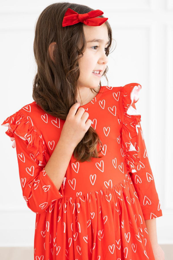roses-are-red-ruffle-twirl-dress Mila &  Rose - Sophia's Style-Roses are Red Ruffle Twirl Dress-6-12M--1
