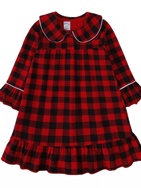 childrens-plaid-ruffle-hem-long-sleeve-dress-ohso-kids-sophias-style-1