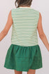 stripe-woven-sleeveless-mini-dress OhSoStyled - Sophia's Style in Dark Green-2