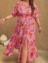 plus-size-slit-floral-v-neck-half-sleeve-maxi-dress OhSoStyled - Sophia's Style-2