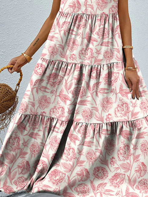 floral-tiered-maxi-tank-dress OhSoStyled at Sophia's Style-12