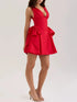 bow-v-neck-sleeveless-mini-dress-Sophia's Style-4